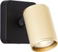 Brilliant Marty Plafondspot GU10 1x5W 3000K Zwart/Goudkleurig