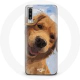 Maniacase Etui voor Samsung Galaxy A50 Golden retriever hondenrace