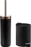 5Five Badkamer accessoires set - zwart - metaal