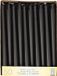 Conpax Candles Dinerkaarsen Mega Pack - 50 stuks - Zwart - 25 cm