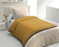 Home Linge Passion Dekbedovertrekset, 140 x 200 cm, Tilt oker mosterd