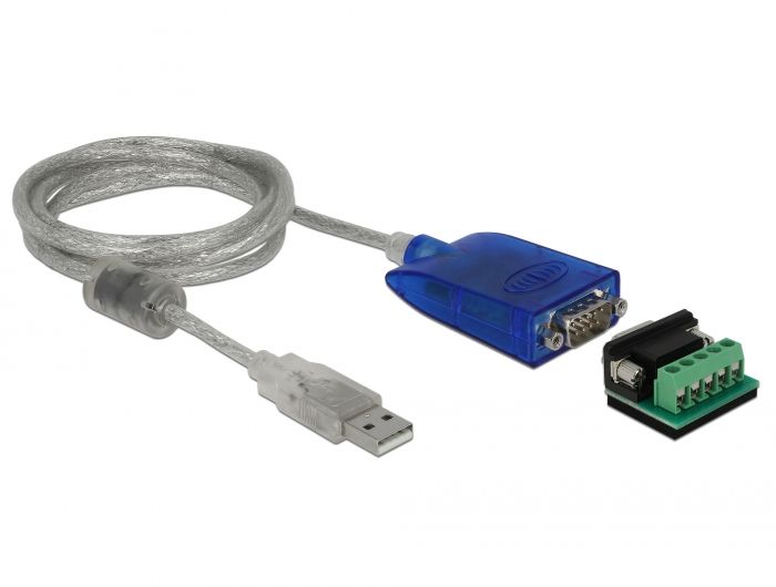 DeLOCK 64055 - Interfacekaart/-adapter - Doorschijnend