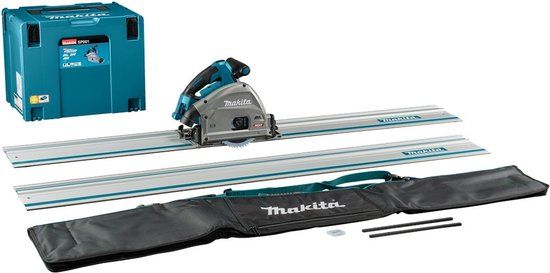 Makita SP001GZ06 Accu Invalcirkelzaag AWS XGT 40V Max + Geleiderail (2st.) - Body in Mbox