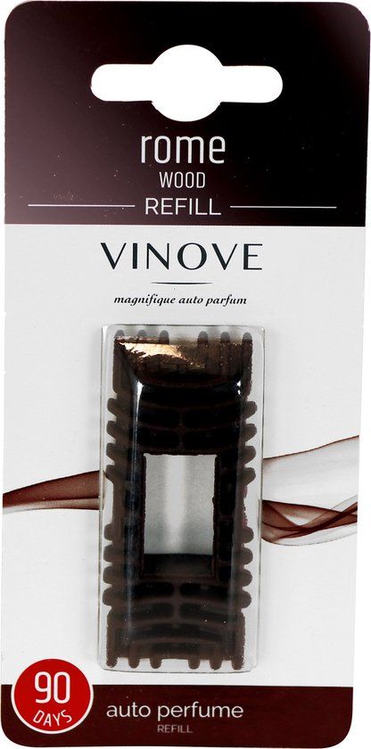 Vinove Autoparfum Navulling Rome - 30 ml - Houtachtig