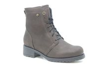 Wolky QUINTA XW - Wijdte H Veterboots Dames Bruin Nubuck Hakhoogte 3-4 cm