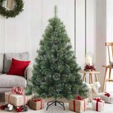Prolenta Maison Exclusive - Kunstkerstboom met scharnier, besneeuwd groen, 150 cm