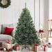 Prolenta Maison Exclusive - Kunstkerstboom met scharnier, besneeuwd groen, 150 cm