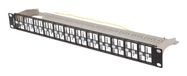Lanberg PPKS-1248-B 1U 19" Patch Panel Black
