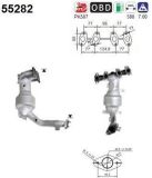 AS Katalysator 55282 Benzine Geschikt voor Fiat Punto