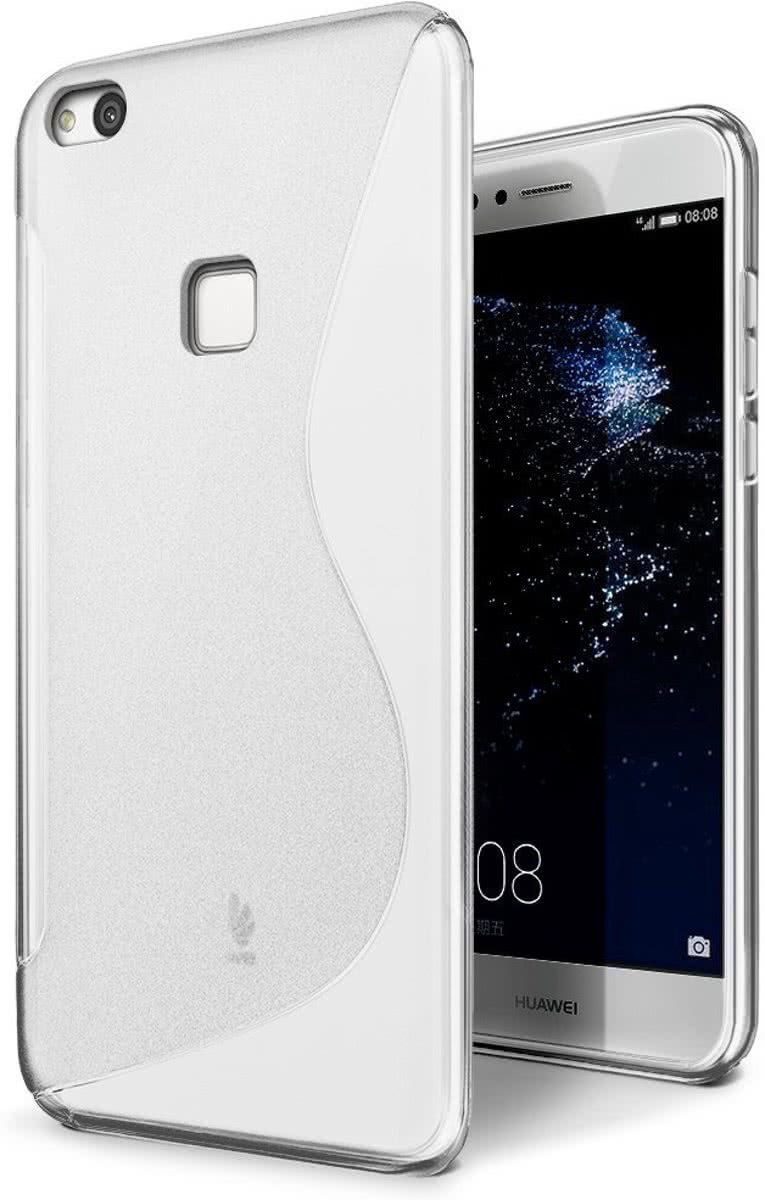 pearlycase Huawei P10 Lite Transparant s-line TPU siliconen case smartphone hoesje