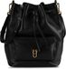 COCCINELLE Leren schoudertas Beat Generatio Bucket Bag Noir zwart