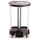 Rubbermaid Commercial Products Executive Series Stap op Linnen Hamper - Zwart