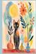 Cute Watercolor Cat Grid Notebook