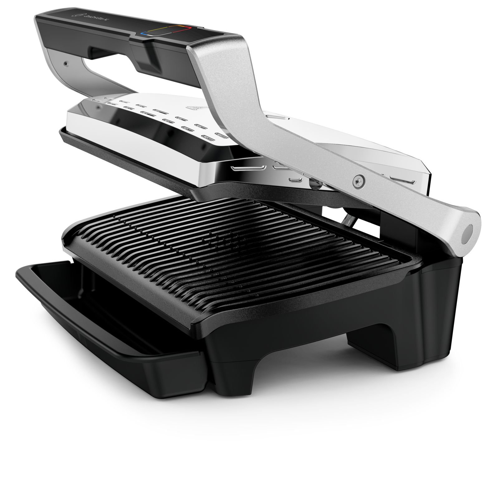 Tefal OptiGrill Elite XL GC760D Contactgrill - Roestvrijstaal