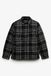 Superdry Jas Borg Lined Miller Overshirt M4011191a H9t Peyton Check Black Mannen Maat - L