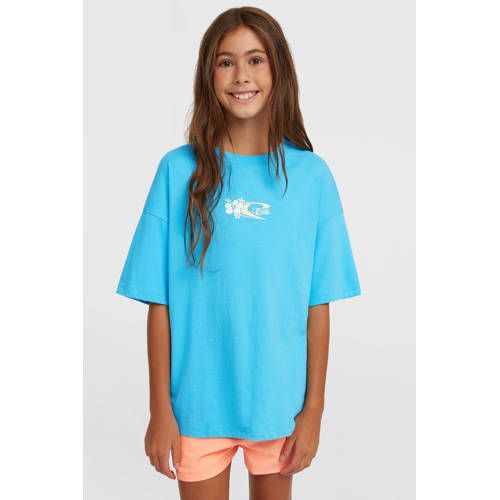 O'Neill T-shirt met backprint blauw