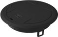 OBO Bettermann Klapdeksel met snoeruitlaat 140x140x40 Polyamide grafietzwart RAL 9011, 7405084