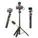 K&F Concept MS08 selfiestick selfie stick telefoonstatief met bluetooth afstandsbediening en Gopro adapter 1.58m