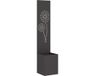 vidaXL Privacy Screen Black 32 x 32 x 150 cm Cold Rolled Steel