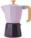 La Cafetière Venice aluminium espressomaker voor 6 kopjes - paars tweekleurig