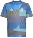 Adidas Real Madrid Pre-Match Voetbalshirt Korte Mouw Heren Blauw S