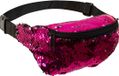 PartyXplosion Carnaval verkleed Heuptasje - glitter pailletten - roze - volwassenen