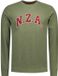 N.Z.A. Sweatshirt Col Rond 26gn303 Scouting Green Melange Homme Taille - XL