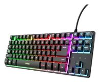 Trust 25889 Gamen USB QWERTZ Duits Zwart