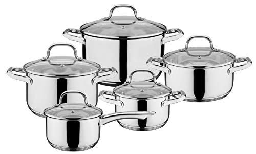 GSW Trentino Pannenset 10-delig - Zilver