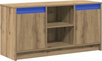 vidaXL TV-kast 100 x 34 x 50 cm Bruin Bewerkt Hout