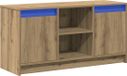 vidaXL TV-kast 100 x 34 x 50 cm Bruin Bewerkt Hout