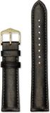 Hirsch Strap Merino Artisan M Zwart Leer Unisex 18mm