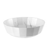 LACOR - 63253 - fruitschaal, buffet & display, fruitmand, 100% stapelbaar, BPA-vrij, melamine, inhoud: 3,8 l, Ø 30,5 cm, hoogte: 10 cm, vaatwasmachinebestendig, wit