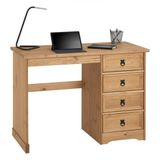 IDIMEX SALSA bureau Mexicaanse stijl massief grenen bruin 104x47x78 cm