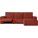 ECOMMERC3 Bankhoes voor chaise longue, kort hoekdeel rechts, met ontspanning, chaise longue, bi-elastisch, ademend en eenvoudig aan te brengen, met schuimstoffen en elastieken banden
