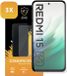 MobyDefend 3-Pack Screenprotectors - Gehard Glas - Geschikt voor Xiaomi Redmi 15 5G