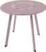 lesli Bijzettafel Dali Roze - 45 cm - Metaal