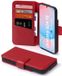MobyDefend Luxe Leren Wallet Bookcase Rood voor Samsung Galaxy S24 FE