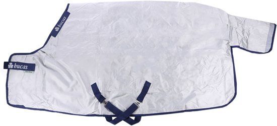 Bucas Deken Power Turnout Rain 0 Gr - Silver - 205 Cm