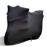 WinPower Indoor Motorfiets Cover Fluwelen Stretch Elastische Stofdichte Covers voor Motoren, 96 inch