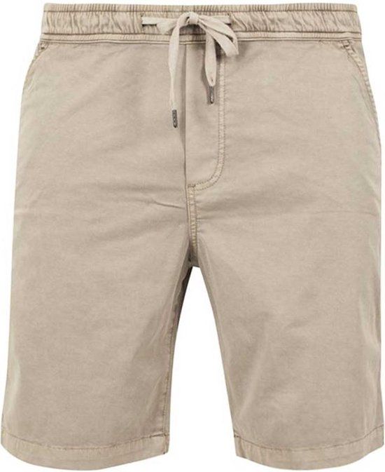 Urban Classics Stretch Twill Jogging Shorts - Beige - S - Unisex