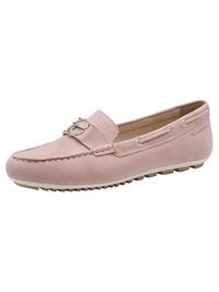 Tamaris Dames Loafers Roze Leer Rubber 40