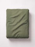 Essenza Fine Organic Jersey Hoeslaken Mosgroen - 140-160 x 200-220 cm