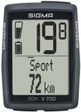 Sigma EOX View 700 fietscomputer - Zwart