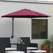 Maison Exclusive - Parasol de jardin, 248 x 248 x 148 cm, polyester et acier