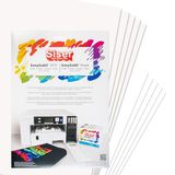Siser Easy Subli Pack 5 + 5 transfer-vinyl om op te strijken, bedrukbaar met sublimatieprinters, 5 vellen A4 van Easy Subli en 5 vellen A4-applicatietape