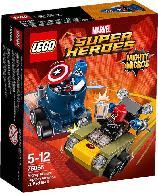 LEGO Super Heroes Mighty Micros Captain America vs. Red Skull - 76065
