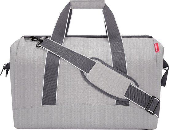 Reisenthel Allrounder L Reistas / Weekendtas / Sporttas - 30L - Herringbone Grey Lichtgrijs