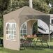 Maison Exclusive Tente de réception pop-up 192 x 192 x 245 cm Crème
