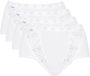 Sloggi Maxislip Chic Damesbroekje, 4 stuks, wit, 46